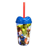 Vaso Pitillo Avengers Botilito Sorpresa Piñata  X12 Und 