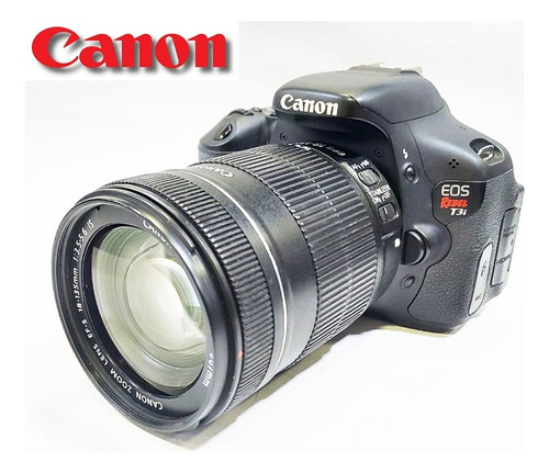 Canon Rebel T3i 18mp C/ Lente 18-135mm Is - Só 7.978 Clicks
