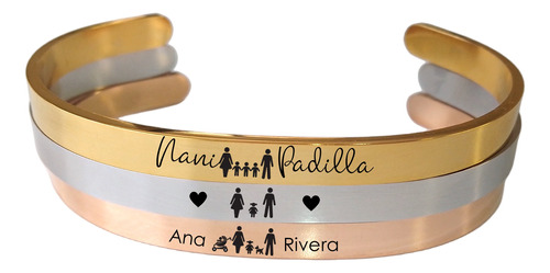 Regalo Para Mamá Personalizado Nombres Y Siluetas De Familia