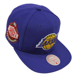 Gorra Mitchell & Ness Lakers Conference Patch Negra 2023 33