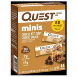 Quest Nutrition I Chocolate Chip Cookie Dough Mini I 14 Bars