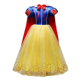 Disfraz De Princesa De Niñas Pequeñas De Margarita Con Capa 