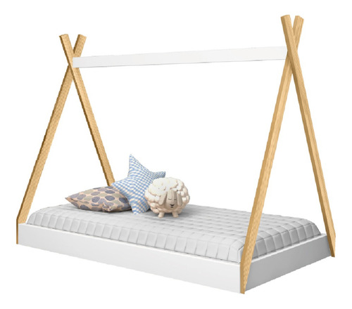 Cama Infantil Cabana Montessoriana Branco