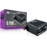 Fuente Gamer Cooler Master G700 700w 80 Plus Gold Atx V2.52 Color Negro