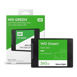 Hd Ssd 240gb Sata3 Wd Green 540-465 Mb/s Western Digital