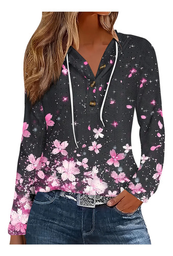 Sudadera F Para Mujer, Manga Corta, Cuello Redondo, Cremalle