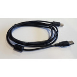 Cable Usb 2.0 Mallado A B 1.5mts. Impresoras Con Filtro