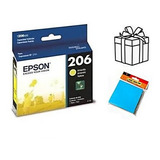 Cartucho Tinta Epson T206 Para Xp-2101 Amarillo + Obsequio