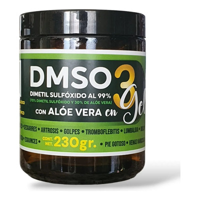 Gel Dmso Aloe Vera Dolor E Inflamación Artritis Fibromialgia Natural | Meses sin interés