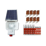 Alarma Comunitaria  30w Solar + 8 Controles + 7 Carteles