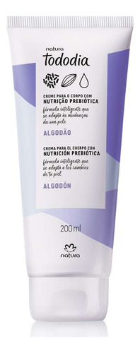 Hidratante Corporal Algodón 200 Ml Tododia Natura - Lvdm 