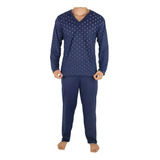 Pijama Longo Plus Size Masculino Blusa Calça Inverno Frio
