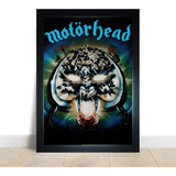 Poster Motorhead Overkill Quadro  Moldura A3