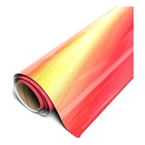 Vinilo Textil Termotransferible Rojo 30 X 100 Cm Aurora