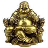 Feng Shui, Estatua De Buda Sonriente Maitreya Hecha Man...