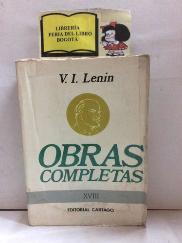 Lenin - Obras Completas - Tomo 18 - Editorial Cartago - 1970