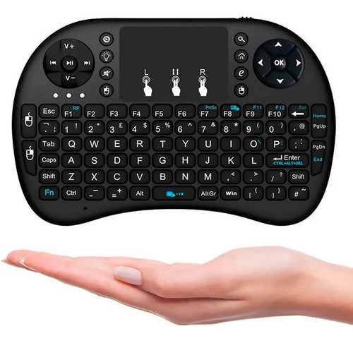 Mini Teclado Controle Sem Fio P Smart Tv Box Full Usb Top