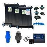 Kit Aquecimento Solar 10 Placas 3mts P/ Piscina 9mt 13000 Lt