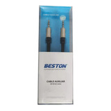  Cable Auxiliar Jack Audio Estéreo 3,5mm 1 A 1 Doble Macho