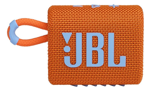 Bocina Jbl Go 3 Portátil Bluetooth 5.1 Ip67 Naranja 4.2w