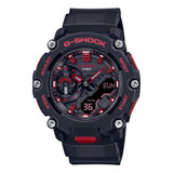 Reloj Para Hombre Casio G-shock Ga2200bnr-1a, Rojo Y Negro