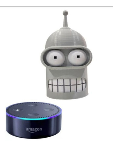 Suporte Para Alexa Echo Dot 2 - Tema Bender Futurama