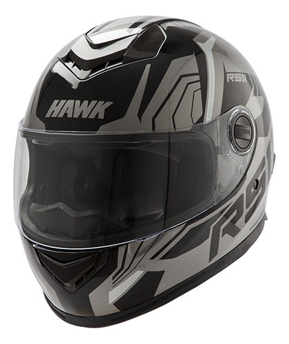 Casco Para Moto Integral Hawk Rs11 Negro Revo Xl 2023