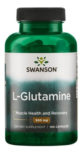 L Glutamina Premium 500mg 100 Caps Alimento Muscular Eg Gg12