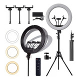 Ring Light Led Grande Iluminador 45cm 18 Polegadas Com Tripé