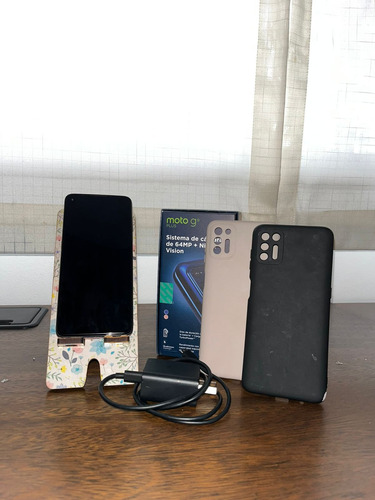 Motorola G9 Plus + Cargador + 2 Fundas De Regalo