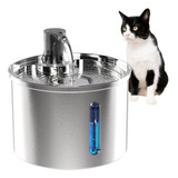 Fonte De Água De Aço Inoxidável Para Gatos E Cãe Newpet 3l