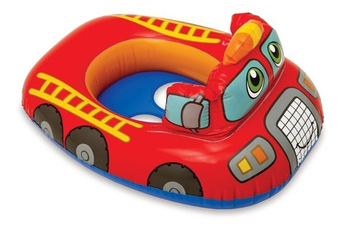 Flotador Inflable Salvavida Infantil Intex Bombero 74x58 Cm 