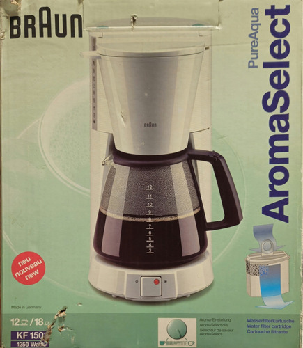 Cafetera Braun Aroma Select Importada 