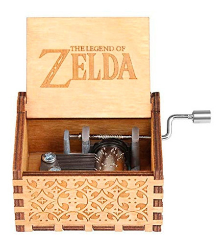 Caja Musical Zelda - Canción De Las Tormentas ( Marrón )