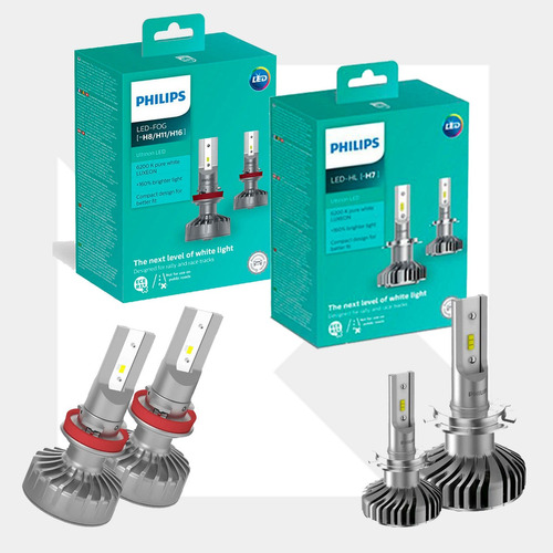 Kit Philips Led Ultinon  H7 + H11