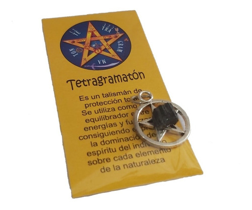 Dije Tetragramaton Selenita Turmalina O Atrapa Sueños En Mh