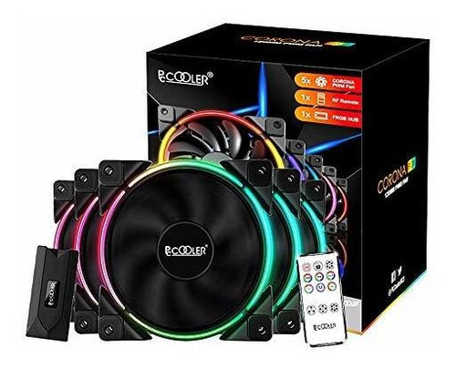 Pack Ventiladores Rgb 120mm Con Control Inalámbrico