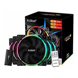 Pack Ventiladores Rgb 120mm Con Control Inalámbrico