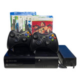 Xbox 360 Destravado Completo | 2 Controles + 10 Jogos