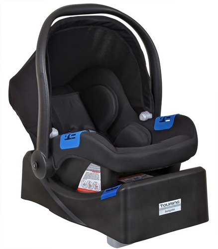 Conjunto Bebê Conforto Touring X E Base - Preto - Burigotto