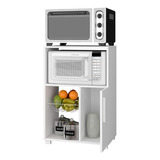 Mueble Organizador De Cocina Brv Con Frutero Blanco