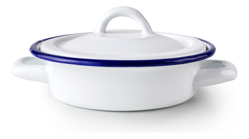 Cacerola Mini De Peltre C/ Tapa Plato Para Huevos 14cm Ibili