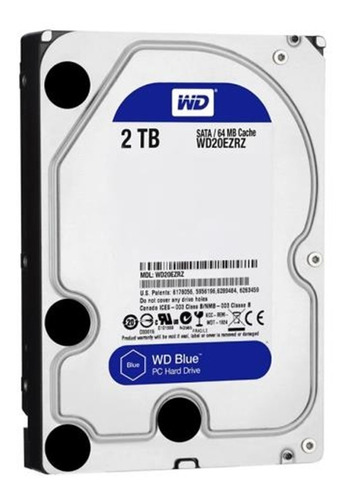 Disco Duro Interno 2tb Western Digital 7200rpm Pcreg