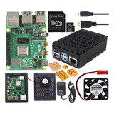 Raspberry Pi4 8gb Case Ventilador Sd 64gb Hdmi Pi 4 B Kit