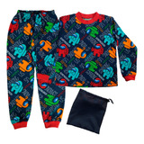 Pijama Infantil Compatible Con Among-azul Marino