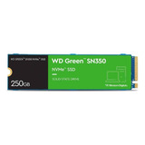 Ssd M.2 2280 250gb Nand Wd Green Sn350 Nvme Pcie Ger3