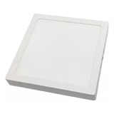 Plafón Panel Led 36w Cuadrado 45x45 Aluminio Blanco 