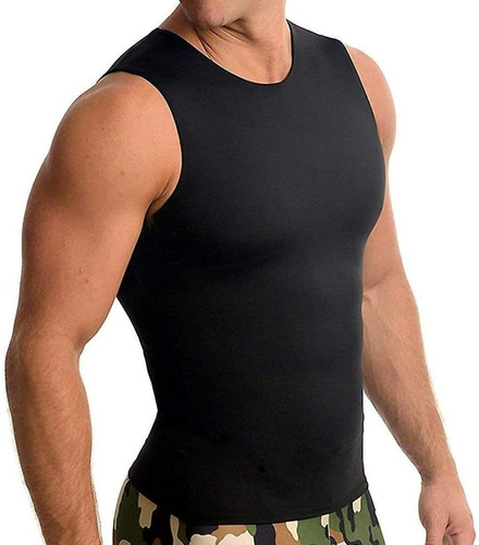 Regata Tank Compressão Fit - Cinta Modeladora Masculina Slim