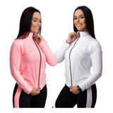 Blusas De Frio Para Corrida Pedal Musculaçao Fitness Kit 2 