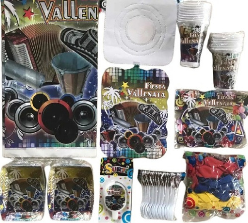 Kit Decoración Fiesta Parranda Vallenata